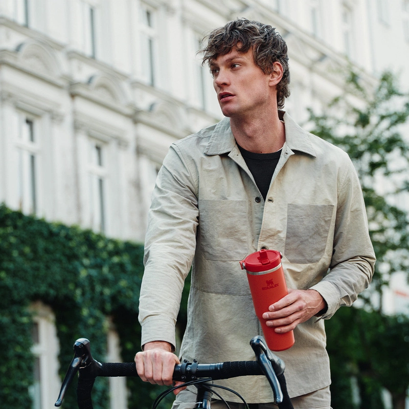 Stanley - kubek IceFlow Flip Straw 0,89 L Hot Coral