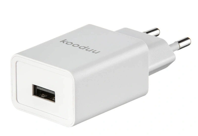Kooduu - Ładowarka sieciowa USB - Biały