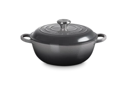 Le Creuset - Garnek żeliwny 26 cm flint