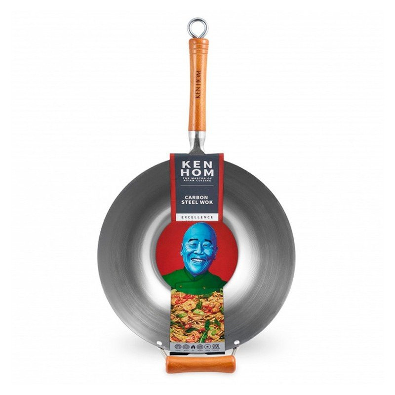 Ken Hom - wok ze stali węglowej Exellence 32 cm Indukcja