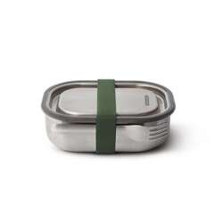 Black + Blum-Lunch box stalowy S, oliwkowy