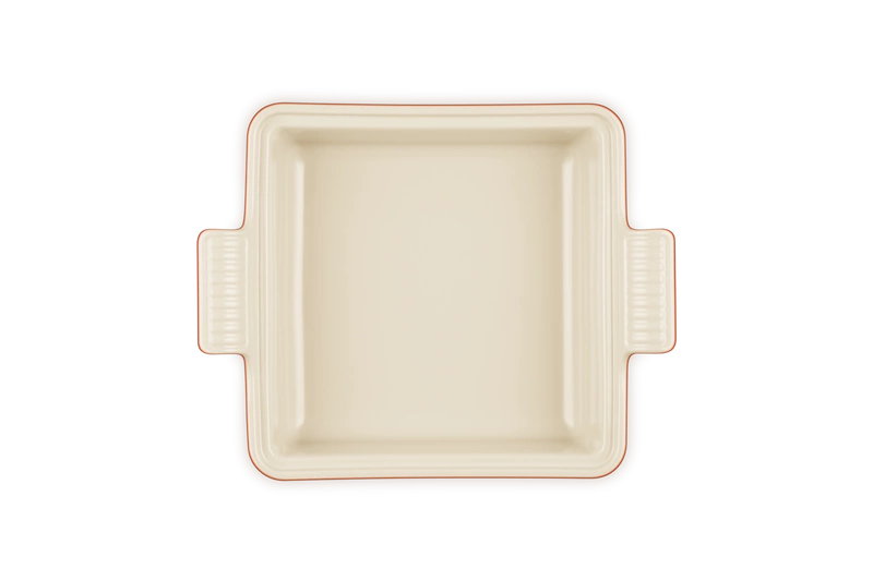 Le Creuset - Kwadratowa Forma z Pokrywką 23 cm Płomienne