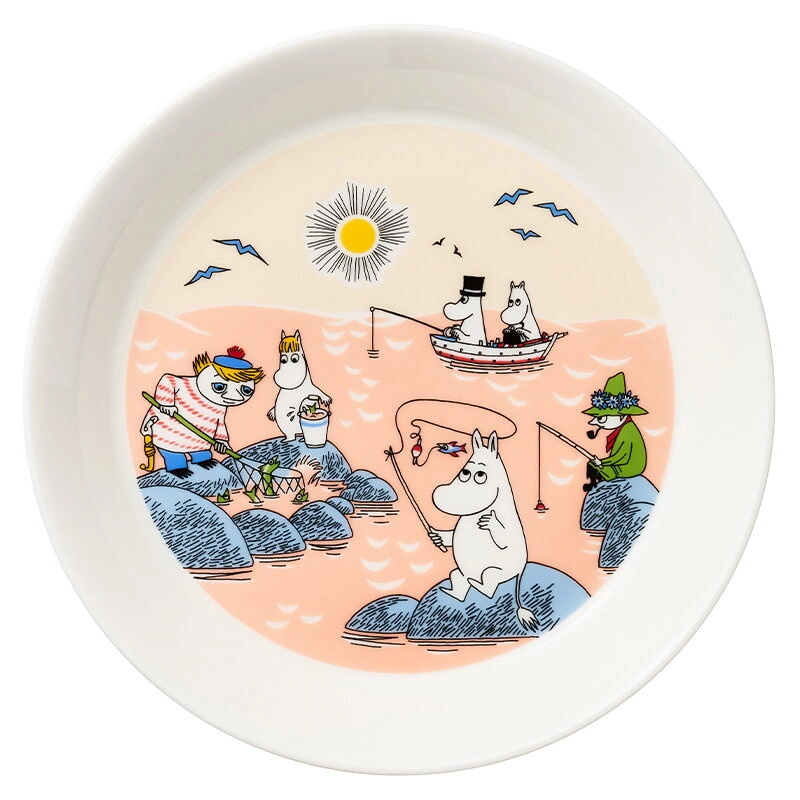 Arabia - Moomin Muminki Fishing talerz 19 cm