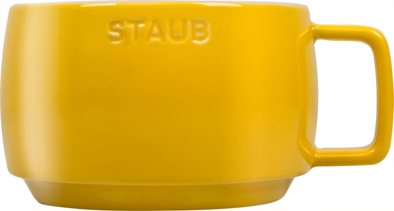 Staub - SERVING Kubek ceramiczny - Żółty, 500 ml