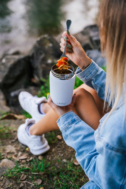 Vialli Design - Termos obiadowy 500ml FUORI biały