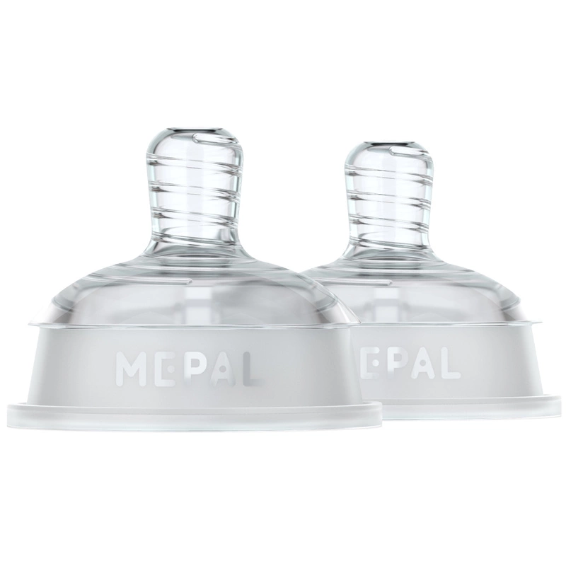 Mepal - Smoczek do karmienia niemowląt z szybkim przepływem 2 szt. Mio