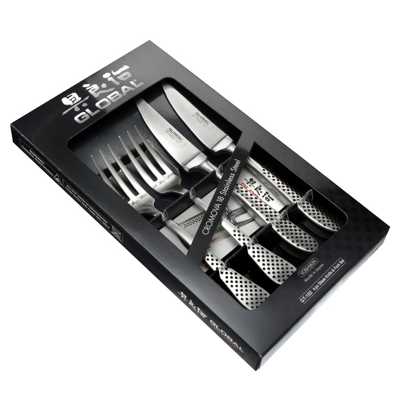 Global - Zestaw sztućców do steków 4-częściowy