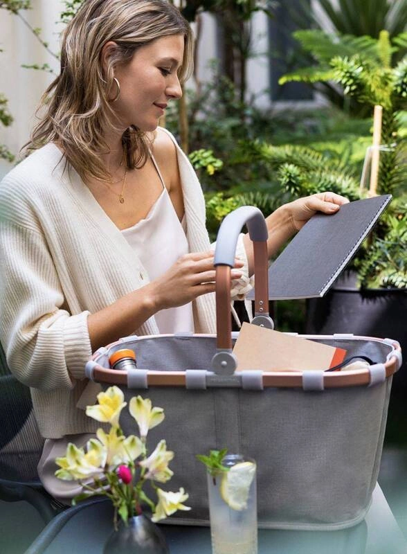 Reisenthel - koszyk na zakupy Carrybag frame twist sky rose