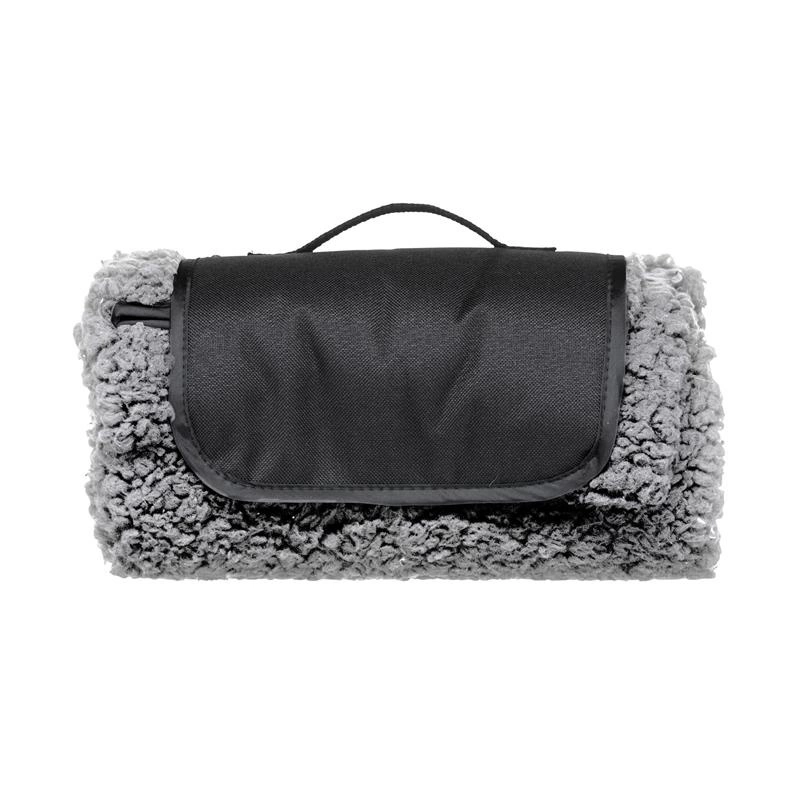 Sagaform - składany koc piknikowy, poliester, 150 x 50 cm, szary Outdoor Eating