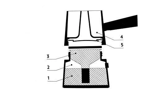 Ilsa - Kawiarka 3 tz CARMENCITA POP czerwona 200 ml