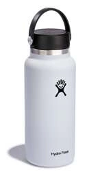 Hydro Flask - Butelka 946 ml Wide Mouth 2.0 Flex Cap biały