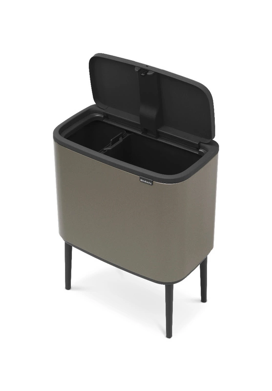 Brabantia - kosz na śmieci Bo Touch Bin 34L (23+11) platynowy