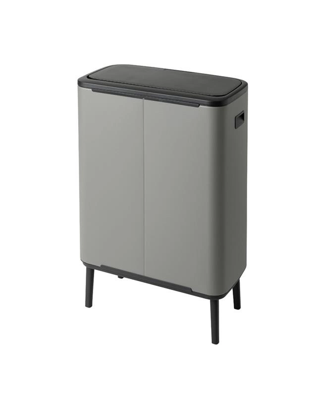 Brabantia - Kosz na śmieci Touch Bin Bo 60l mineralny szary