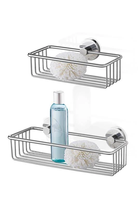 Zack - koszyk łazienkowy stal polerowana Scala