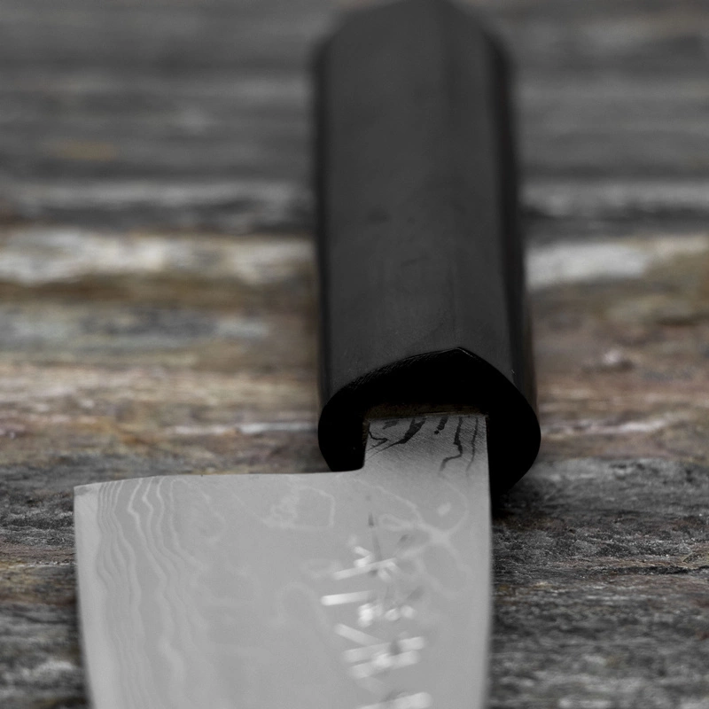 Hideo Kitaoka - Shirogami Satin Nóż Deba 12 cm