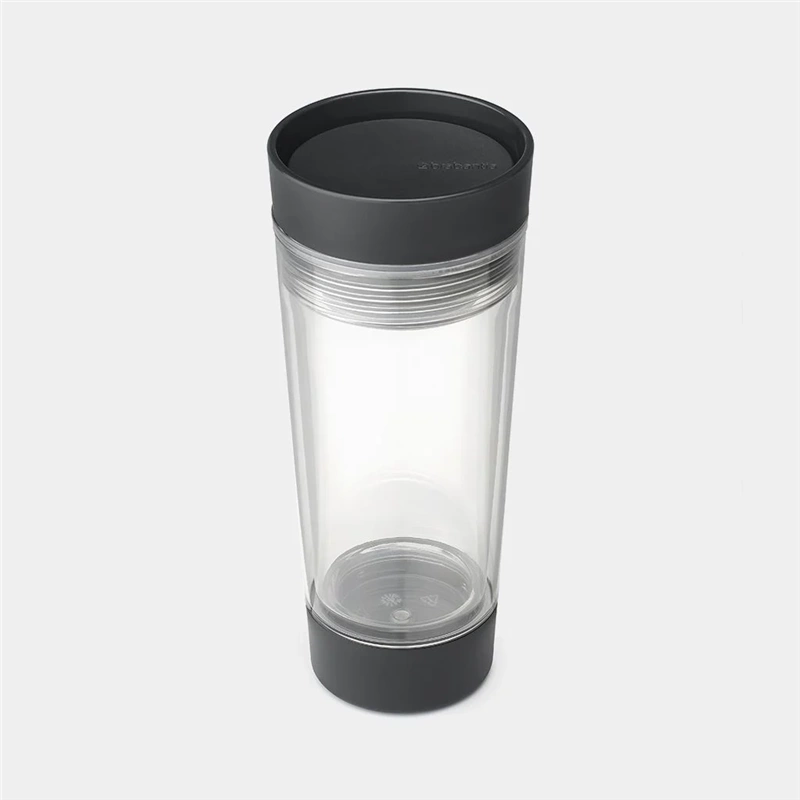 Brabantia - Kubek termiczny do herbaty 360 ml Make&Take Dark Grey
