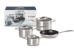Le Creuset - komplet stalowych garnków 4 el. 3-ply