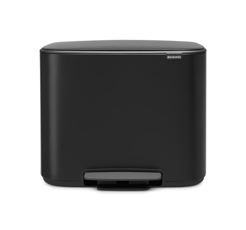 Brabantia - Kosz na śmieci pedałowy BO 11+23l czarny