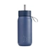 Chilly's Bottles - Termiczny kubek 2w1 ze słomką | 750ml | Granatowy
