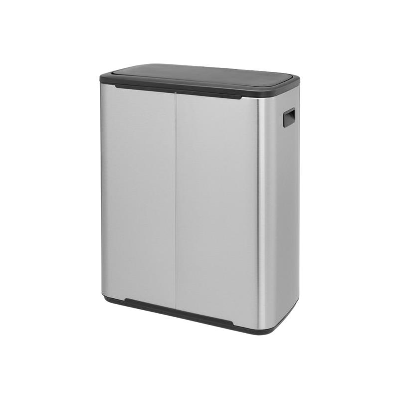 Brabantia - kosz na śmieci Bo Touch Bin 60L (2 x 30) stal matowa FPP