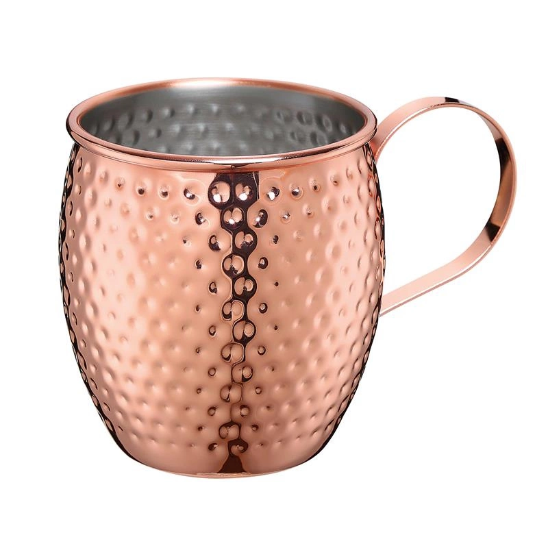 Cilio - kubek do Moscow Mule, stal nierdzewna/miedź, 0,5 l, śred. 9,5 x 9,5 cm, młotkowany Bar