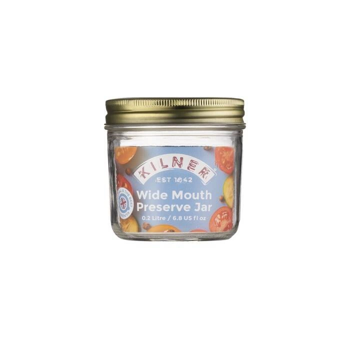 Kilner - Słoik 0,2 l, Wide Mouth Preserve Jar