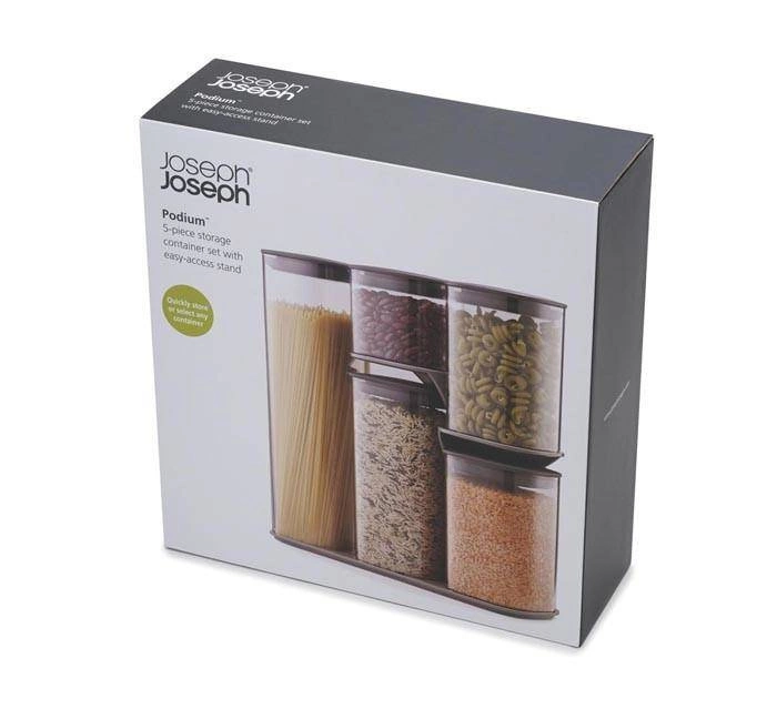 Joseph Joseph - Zestaw 5 pojemników do przechowywania Podium