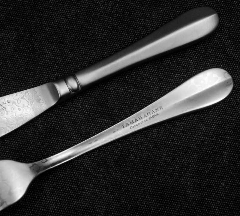 Tamahagane - Zestaw Nóż + widelec do steków