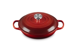 Le Creuset - garnek Gourmet Profesjonalny żeliwny 26 cm 2,2 l wiśniowy