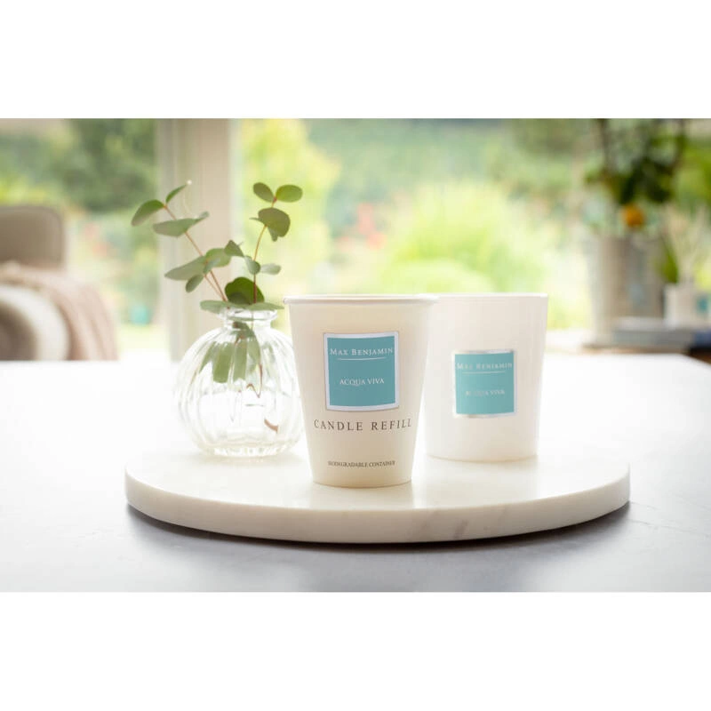 Max Benjamin - Wkład do świecy zapachowej 190g - Acqua Viva Classic