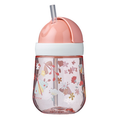 Mepal - Kubek dziecięcy ze słomką MIO Flowers & Butterflies 300ml
