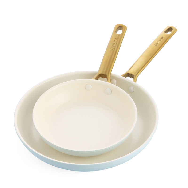 GreenPan - Patelnie ceramiczne PADOVA Lightblue 20 + 26 cm