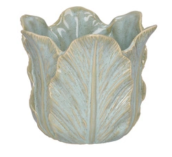 Rituali Domestici - DORDOGNA Osłonka na doniczkę zielona L