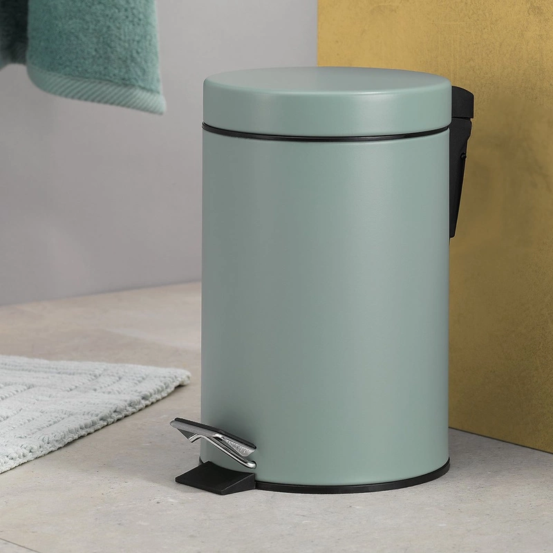 Kela - Kosz na śmieci 3 l jasnozielony Monaco