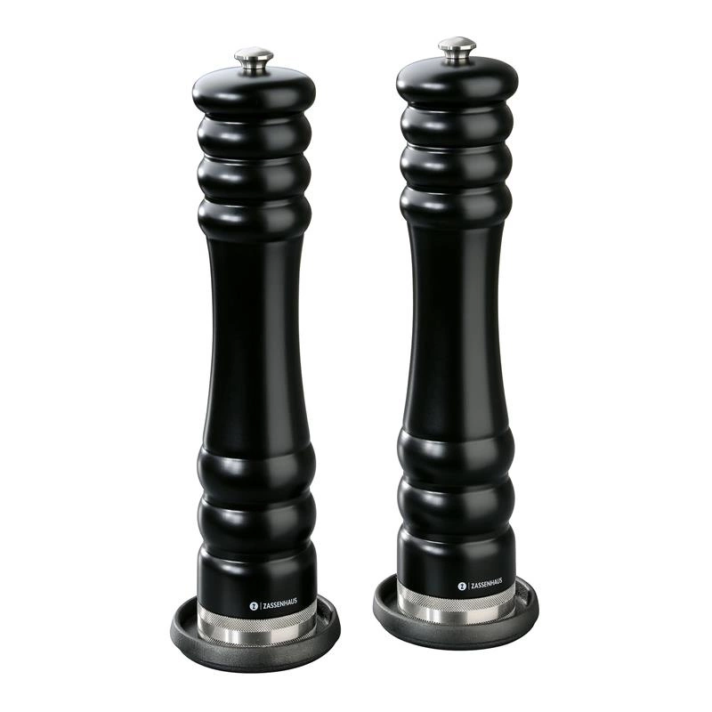 Zassenhaus - podstawki pod młynki, 2 szt., żeliwo, śred. 9 cm, na młynki o średnicy do 7,5 cm