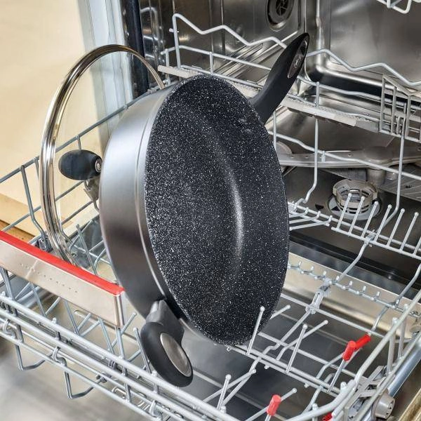 Zyliss - Patelnia nieprzywierająca wysoka Cook 28 cm + szklana pokrywa