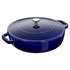 Staub - głęboka patelnia żeliwna Chistera niebieska 24 cm