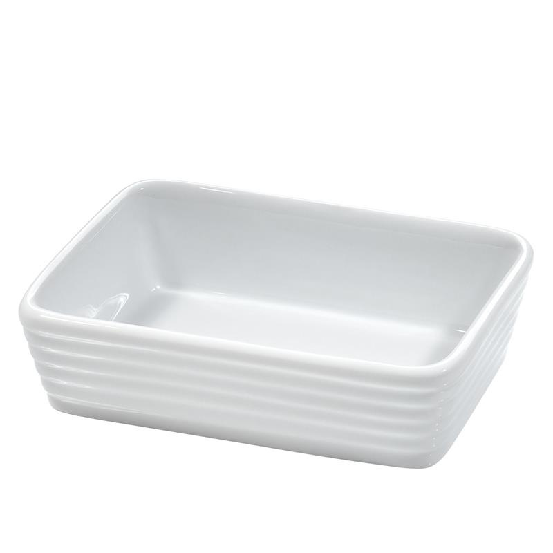 Kuchenprofi - minibrytfanna porcelanowa, 13x8x3,5 cm Burgund