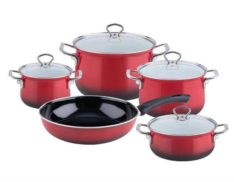 Riess - Zestaw garnków 5cz. z patelnią Brombeer