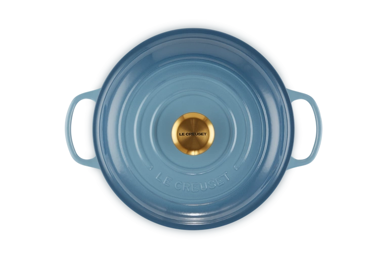 Le Creuset - garnek patelnia Gourmet Signature 26 cm 2,2 l chambray
