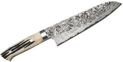 Takeshi Saji - WBB Ręcznie kuty nóż Santoku 18cm R-2