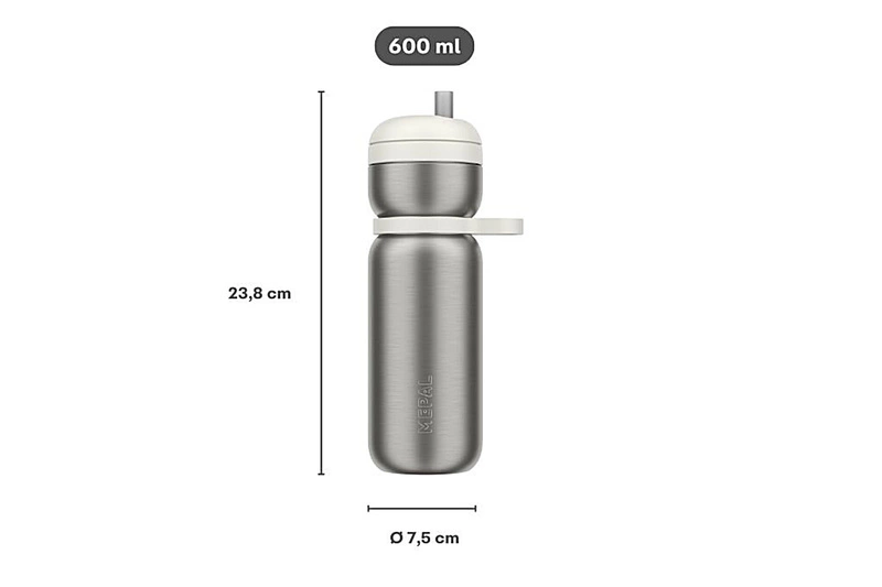 Mepal - Butelka sportowa termiczna Twist Active 600 ml Mountain Red