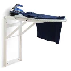 ARREDAMENTI - STIROJOLLY Deska do prasowania do zawieszenia na ścianę - 108 x 40 cm, Biały