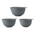 KitchenAid Culinary Tools - miski kuchenne 3 szt. Charcoal Grey