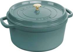 Staub - Garnek żeliwny okrągły - 5.2 ltr, Eukaliptusowy