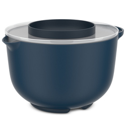 Mepal - Miska do miksowania z pokrywą odporną na rozchlapywanie Chef It 3000 ml Navy