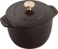 Staub - LA COCOTTE Mały garnek okrągły 1.75 ltr czarny