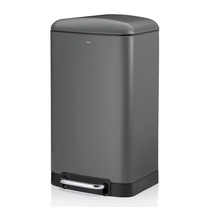 Kela - Kosz na śmieci 30 l szary Davino