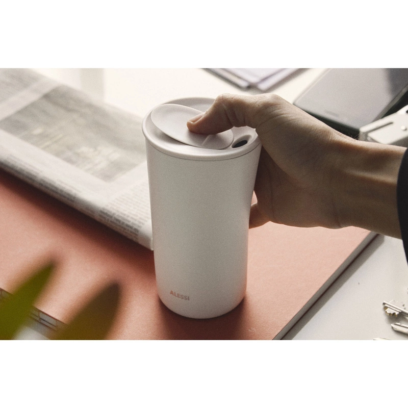 Alessi - Kubek termiczny, kremowy