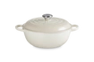 Le Creuset - Garnek żeliwny 26 cm meringue